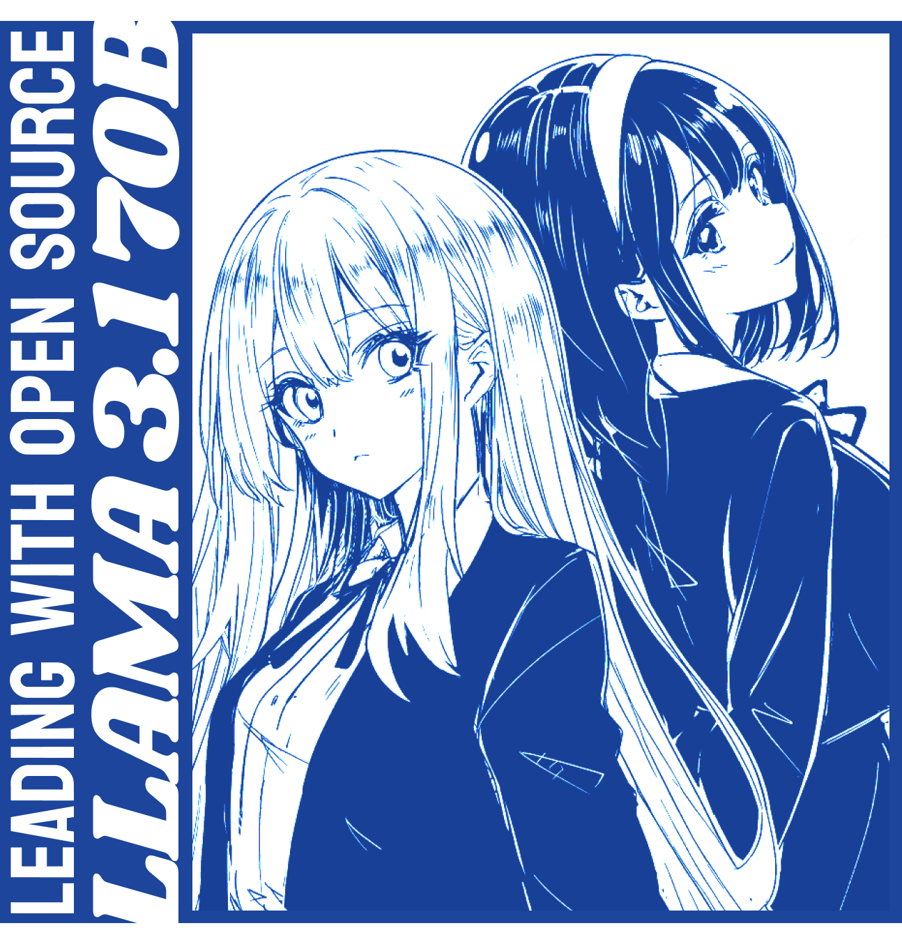 Artwork representing Llama 3.1