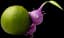 Purple Pikmin carrying fruit 