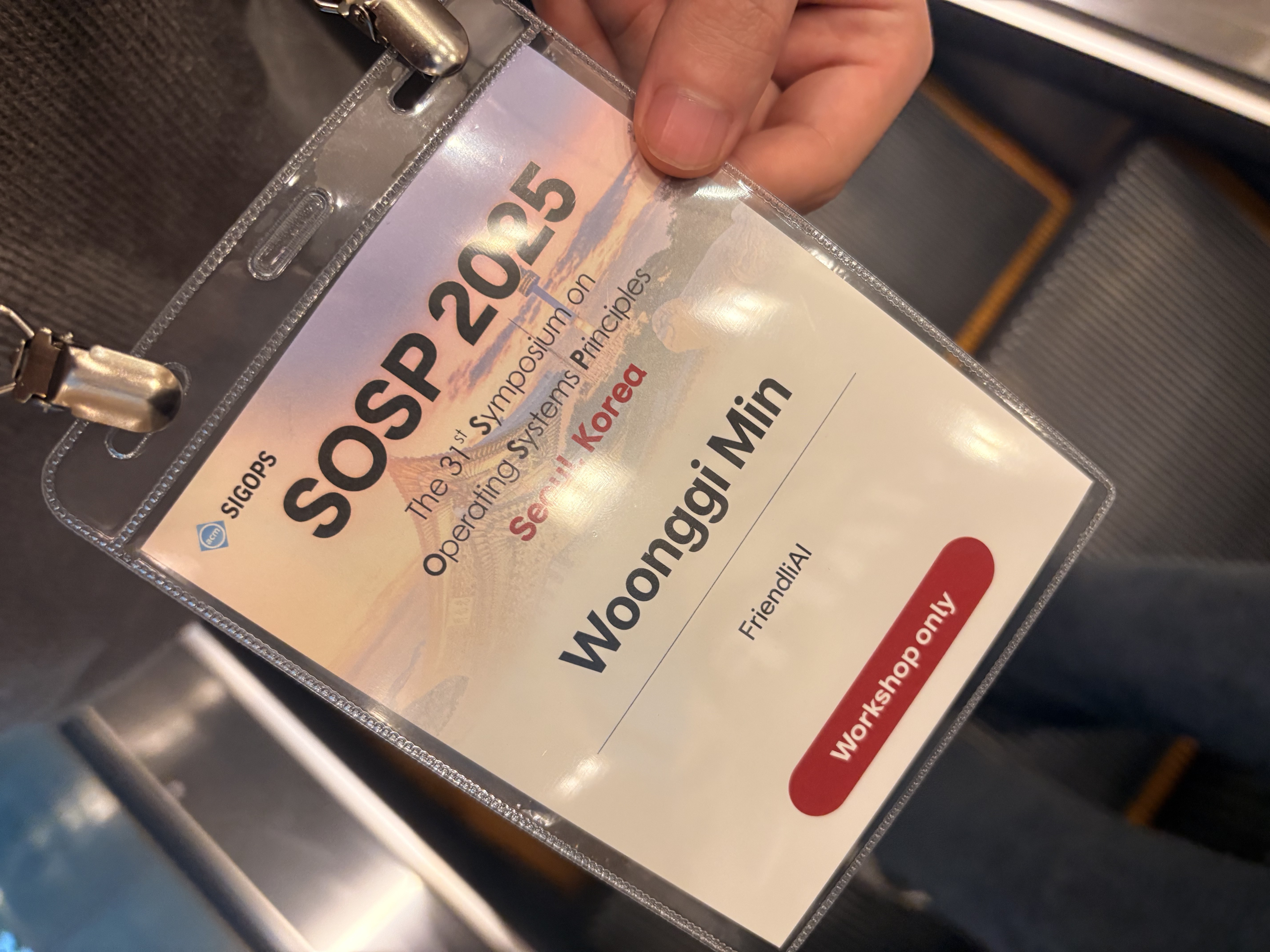 SOSP 2025 - SAA '25 워크숍 1